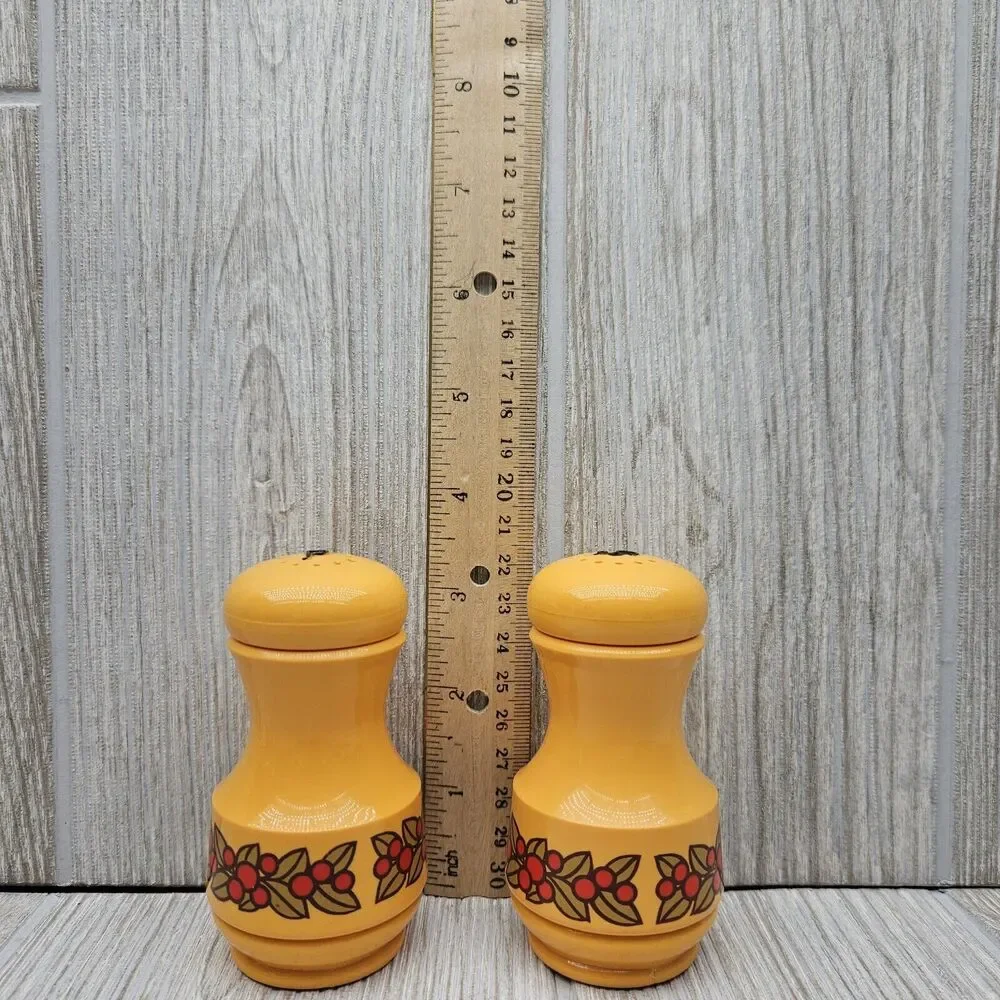 Vintage 70's Emsa Lot MCM Retro Mod Cream‎ Sugar Butter Salt Pepper W. Germany